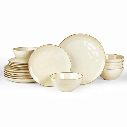 18pc stoneware dinner set - stoneware,