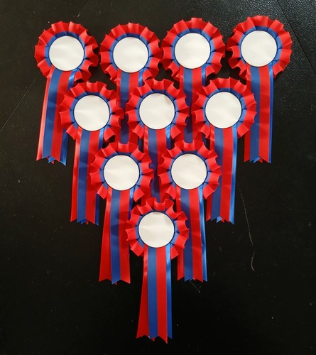 10x rosettes red blue - 10x,