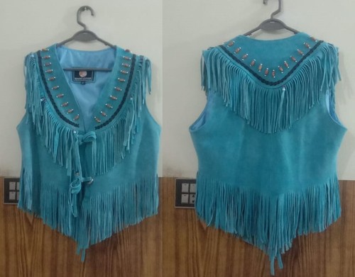 Handmade turquoise suede - handmade,