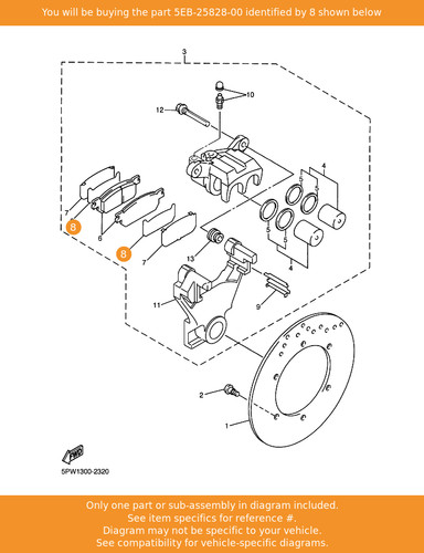 Yamaha shim caliper - yamaha, shim,