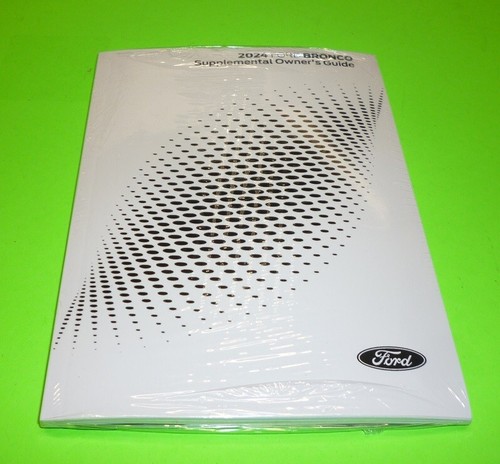 2024 ford bronco owners manual - 2024,