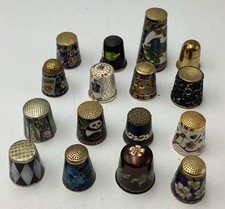 Thimbles, 15 Vintage Examples
