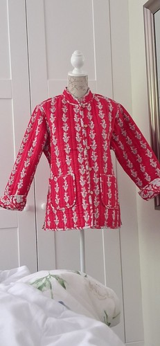 Quilted jacket block - jacket, print