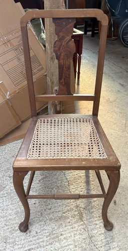 Vintage wooden dining - dining, chair