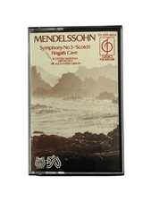 Mendelssohn Symphony No.3 Scottish Fingals Cave Cassette Sir Alexander Gibson