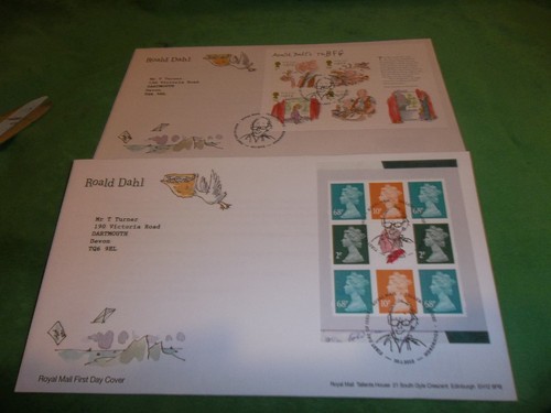 2012 roald dahl fdc - 2,