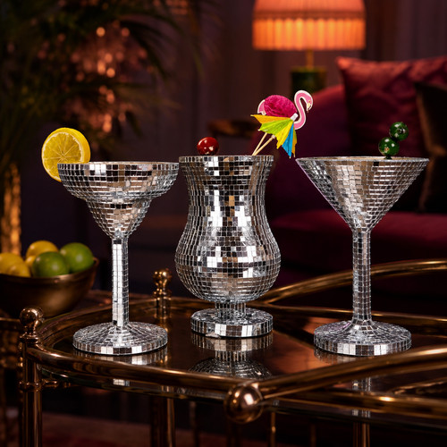 Disco ball barware mirror - disco,