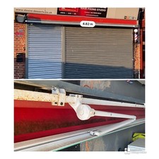 Electric Cafe Shop  Garden Retractable Awning Canopy Shade 4.9 X 1.8m Red Fabric