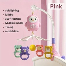 Infant Baby Music Rotating Bed