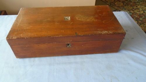 Antique writing slope large - writing,