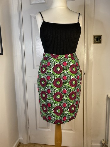 Women african print skirt with - african,