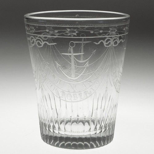 Georgian tumbler with naval - tumbler,