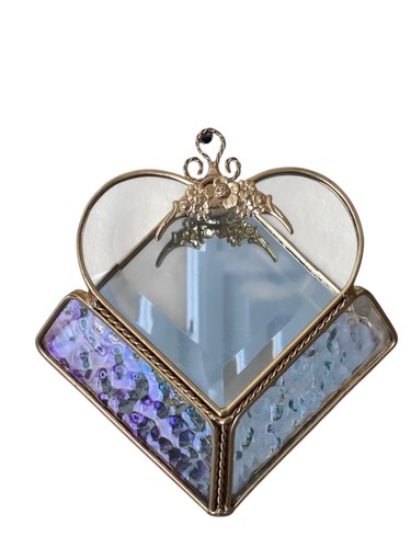 Vtg heart shaped wall pocket - heart,