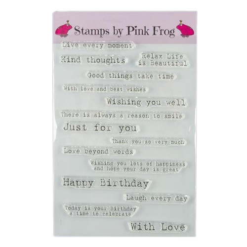 Pink frog crafts typewriter - pink,