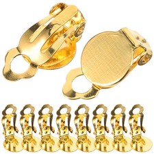 20 Pcs Round Clip On Earrings