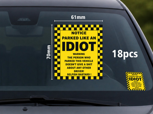 Parked like idiot - 18, an