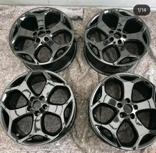 Genuine Ford Focus Mk2 Mk3 ST 18" Alloy Wheels GLOSS BLACK 8Jx18 