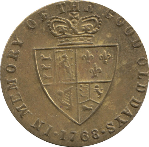 Coin 1768 one guinea - 1768, george