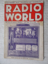 RADIO WORLD MAGAZINE JULY 1936