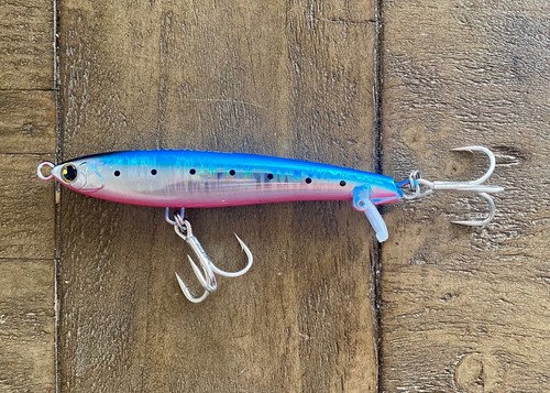 New blue pink minnow - 1/2, blue/pink