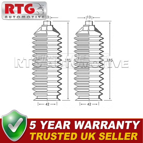 Front steering rack boot - steering,