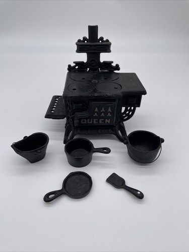 Vintage queen black cast - queen, iron