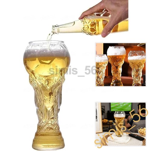 Clear trophy beer - glass, cup