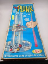 Vintage Kerplunk Game Ideal 1967 Original Marbles In Box