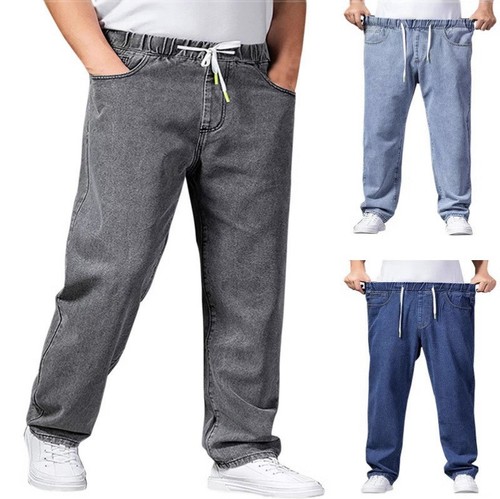Mens elastic waist jeans - mens,