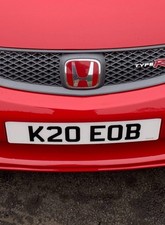 PRIVATE NUMBER PLATE K20 EOB
