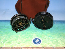 2 vintage centrepin trotting reels Allcocks Aerial & Rapidex, both spin great