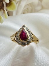 Vintage 9ct Gold Ruby And