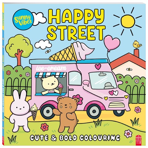 Happy street sunny vibes - happy, street:
