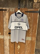 Vintage Nike PSG Paris Saint Germain Football Shirt Ronaldinho Away