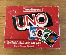 UNO Card Game COMPLETE in Vintage Waddingtons box
