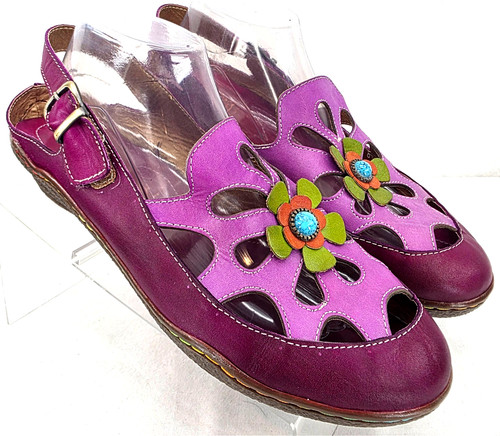 New socofy pink leather flower - pink,