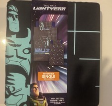 Buzz Lightyear Single Duvet Cover Reversible Bedding SET Disney Pixar - NEW