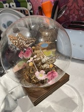 Vintage Glass Done Butterfly