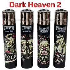 4 x Clipper Lighters DARK