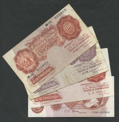 England shilling notes - england,