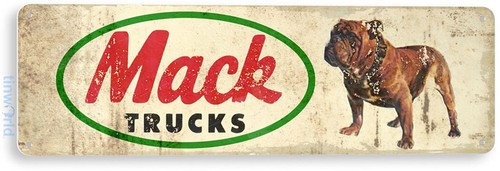 Tin sign mack trucks - sign,