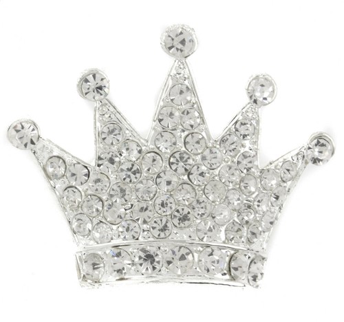 Sparkly diamante crystal crown - sparkly,