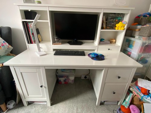 Ikea hemnes desk with hutch - hemnes,
