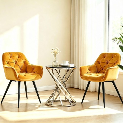 Set velvet chairs - 2,