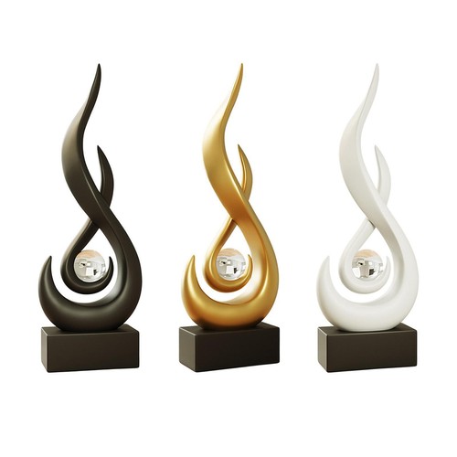 Abstract fire statue home - abstract,