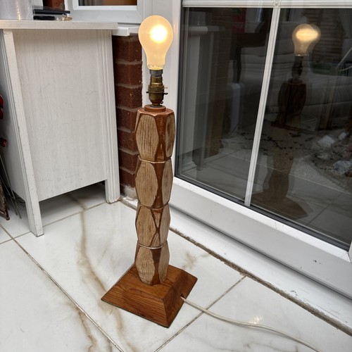 Handmade tall wooden table - wooden,