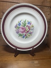 Vintage Floral Dinner Plate Solian Ware Simpsons Corbridge England 