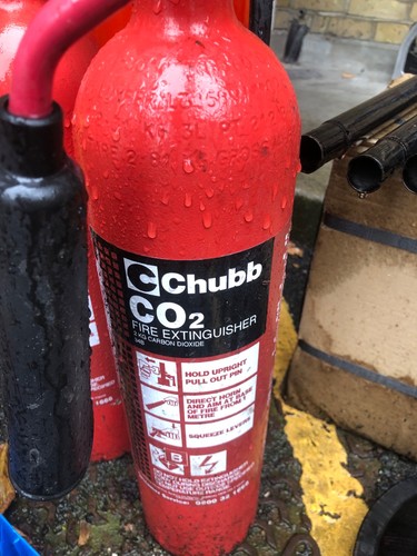 Empty fire extinguisher - empty,