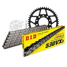 DID Motorcycle Chain Set Steel 530VX3 Endless for Triumph
