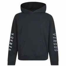 Versus Versace Logo Hoodie Sweat Top Sweatshirt Small rrp £309-